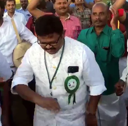 former Minister dance in World Tamil Conference  